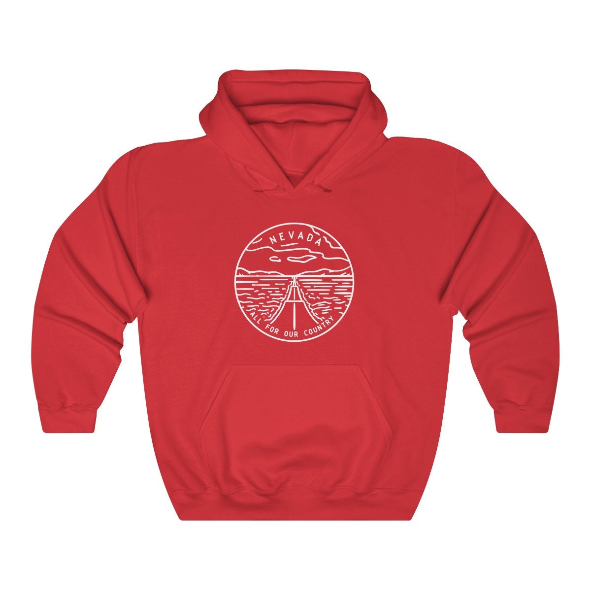 Nevada Hoodie State Design Adult Unisex Nevada Sweatshirt Personalization Available Hoodie – Everyday Comfort · Top Pick For Any Outfit