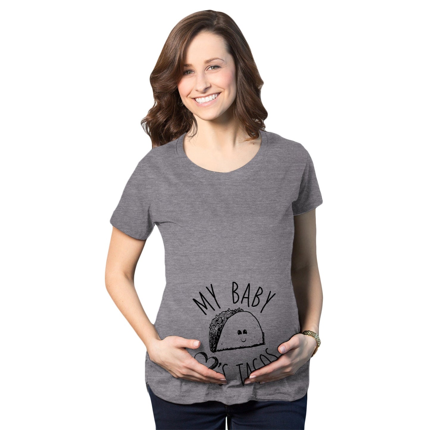 My Baby Loves Tacos Shirt Funny Maternity Shirt Cute Pregnant T Shirt Taco T shirt Pregnancy Reveal Shirt Baby Announcement Shirt Graphic Tee – Soft Feel · Trending Graphic Apparel