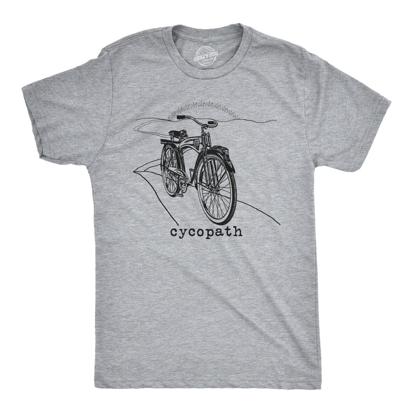Cycling T Shirts Funny Cycopath Shirt Bicycle Shirt Men Gift for Bikers Biking Gift Cycling Gift Funny Guys Biking Shirt Graphic Tee – Warm & Stylish · Perfect For Daily Wear