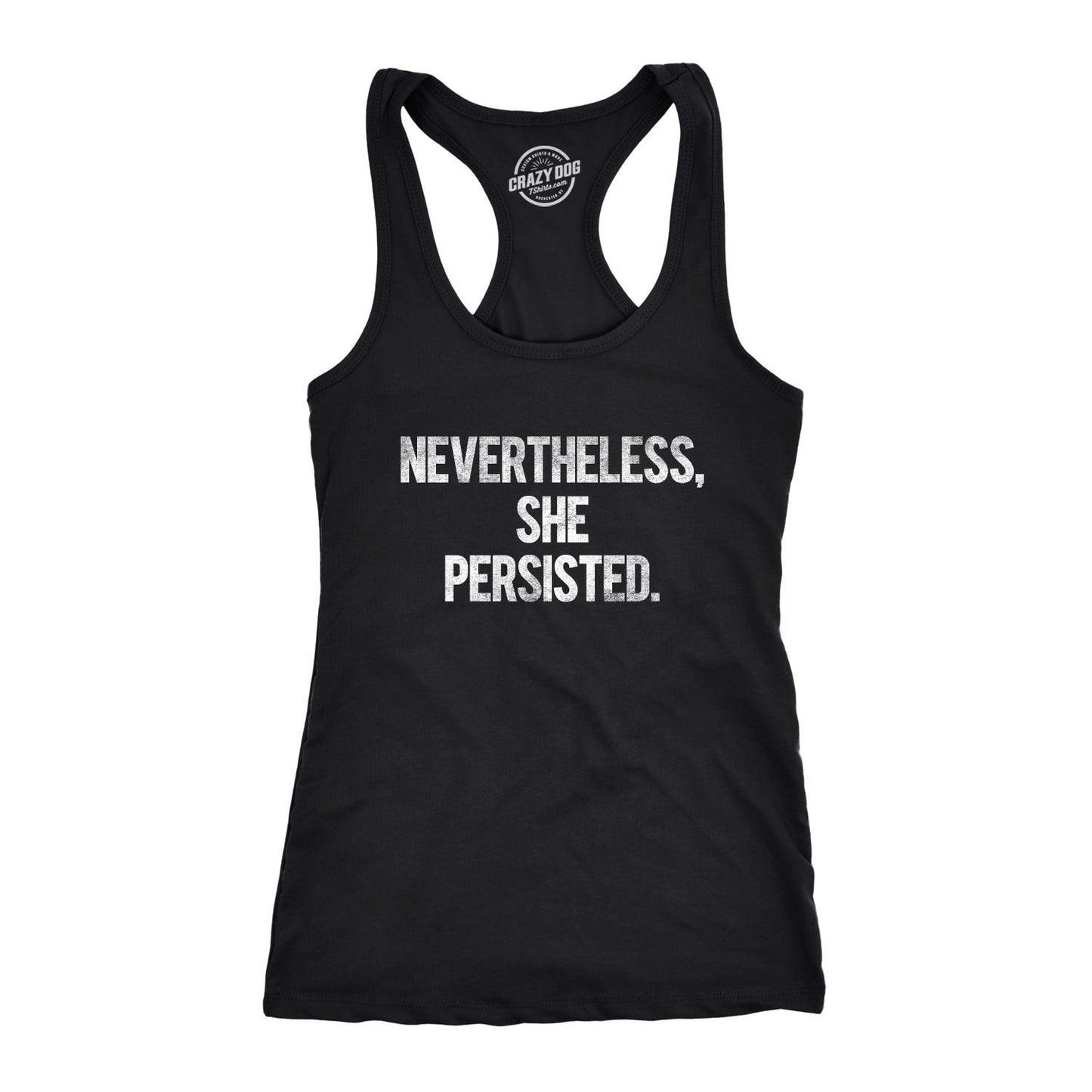 Nevertheless She Persisted Tank Top Feminist T Shirt Anti Trump Shirt Cool Womens Shirt Womens Political Tank top Funny Trump Top Tank Top – Easygoing Wear · Great Gift For Fans