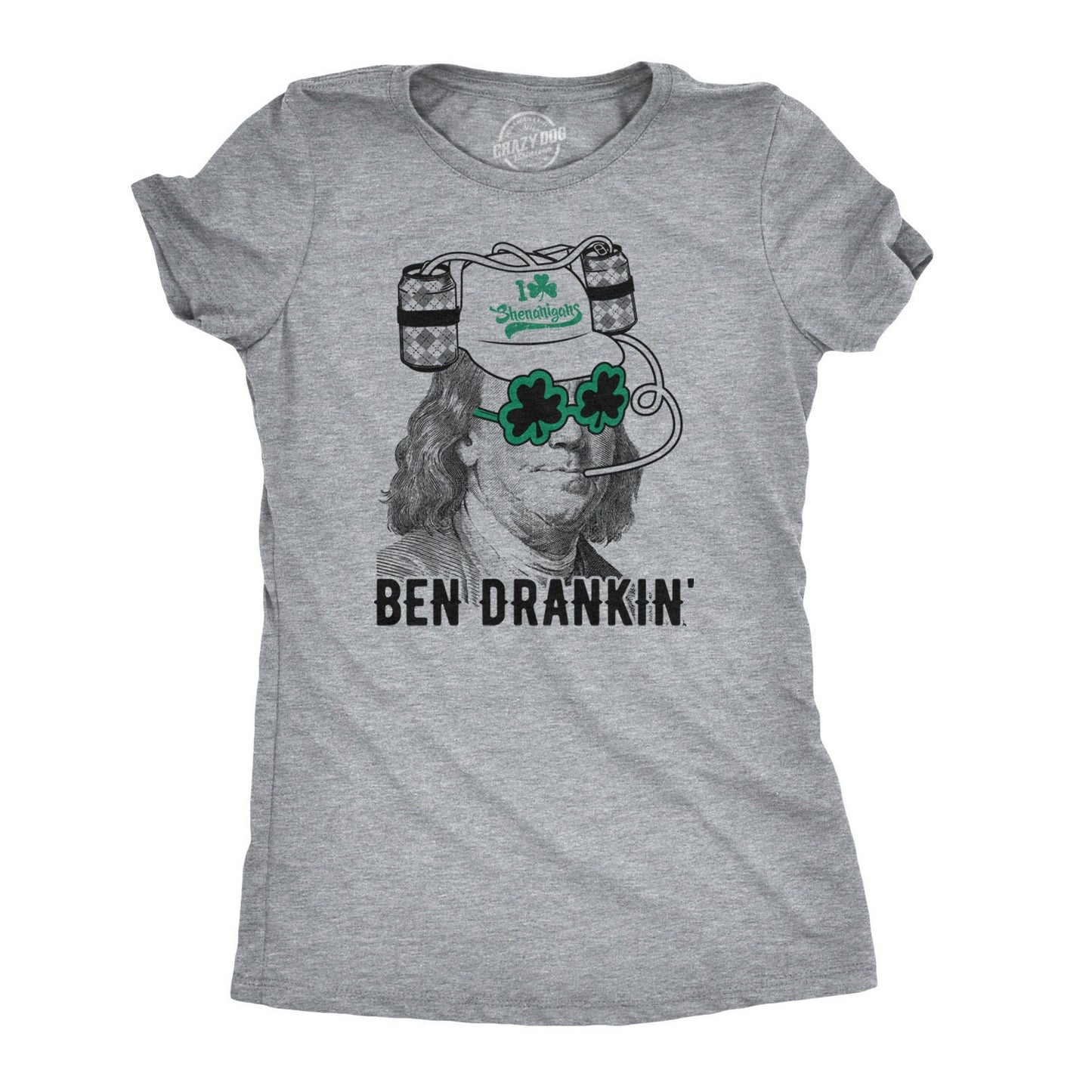 Benjamin Franklin T Shirt Women Funny St Patrick Day Shirt Party Shirts Women Ben Drankin Shirt I Clover Shenanigans Shamrock Shirts Graphic Tee – Fan Favorite · Great Gift For Fans