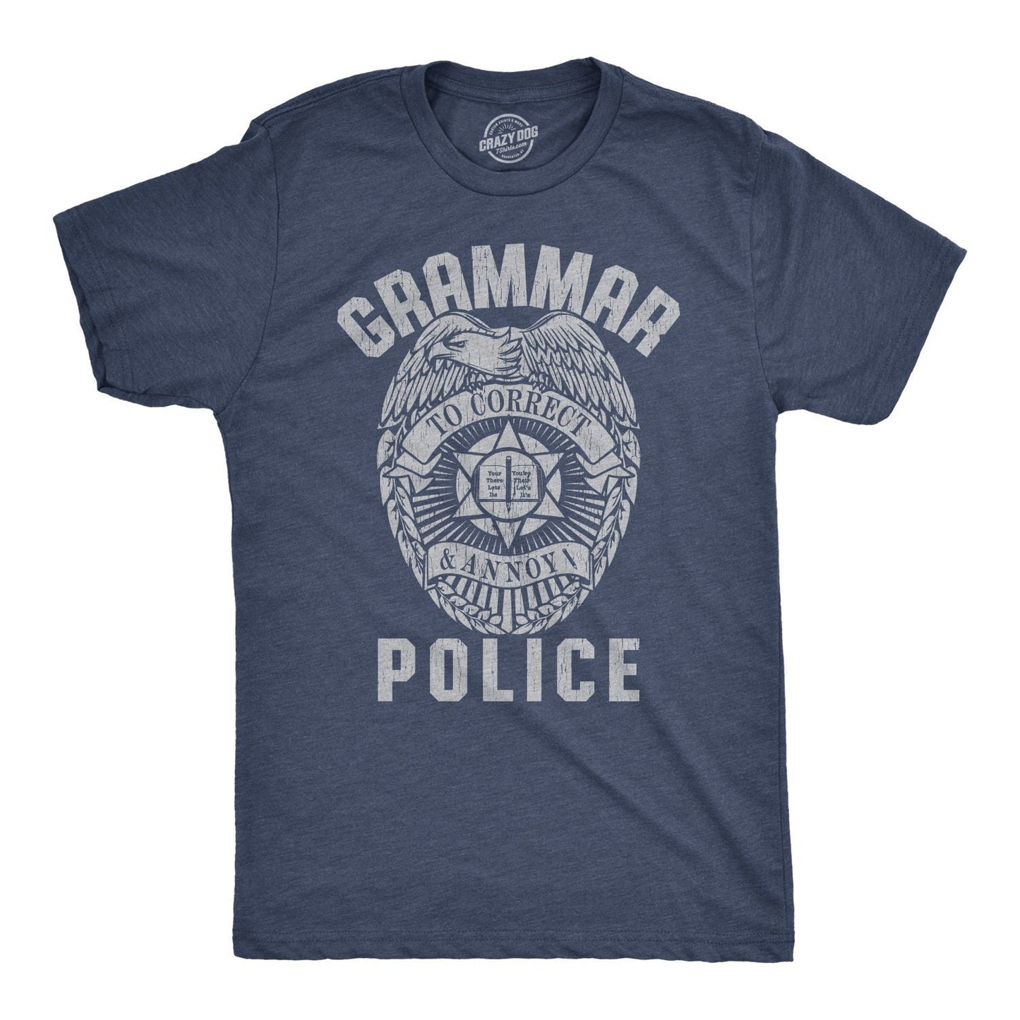 Grammar Police T Shirt English Language Teacher Shirt Gifts For Novelists Funny Writers T Shirt Funny Mens TShirts Librarian Tees Graphic Tee – Premium Graphic · Trending Graphic Apparel
