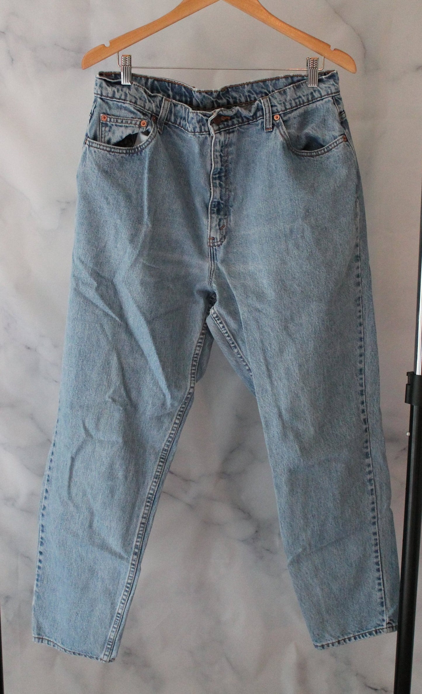 Vintage Levi39s 551 Jeans Cotton Light Wash High Rise Relaxed Fit Denim 34quot Waist Graphic Tee – Fan Favorite · Must-Have Style