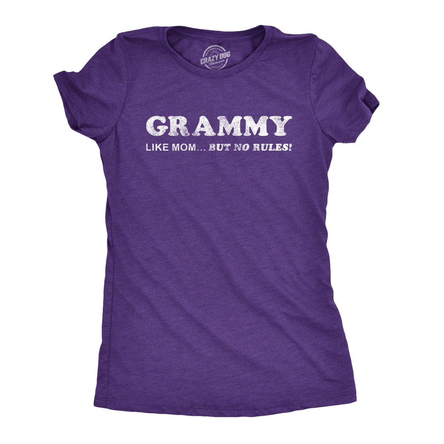 Funny Grandma Shirt Gift For New Grandma Mothers Day Gift Funny Shirt For Grandma Grammy Shirt Grammy Like Mom But No Rules Grammy Tee Graphic Tee – Soft Feel · Great Gift For Fans