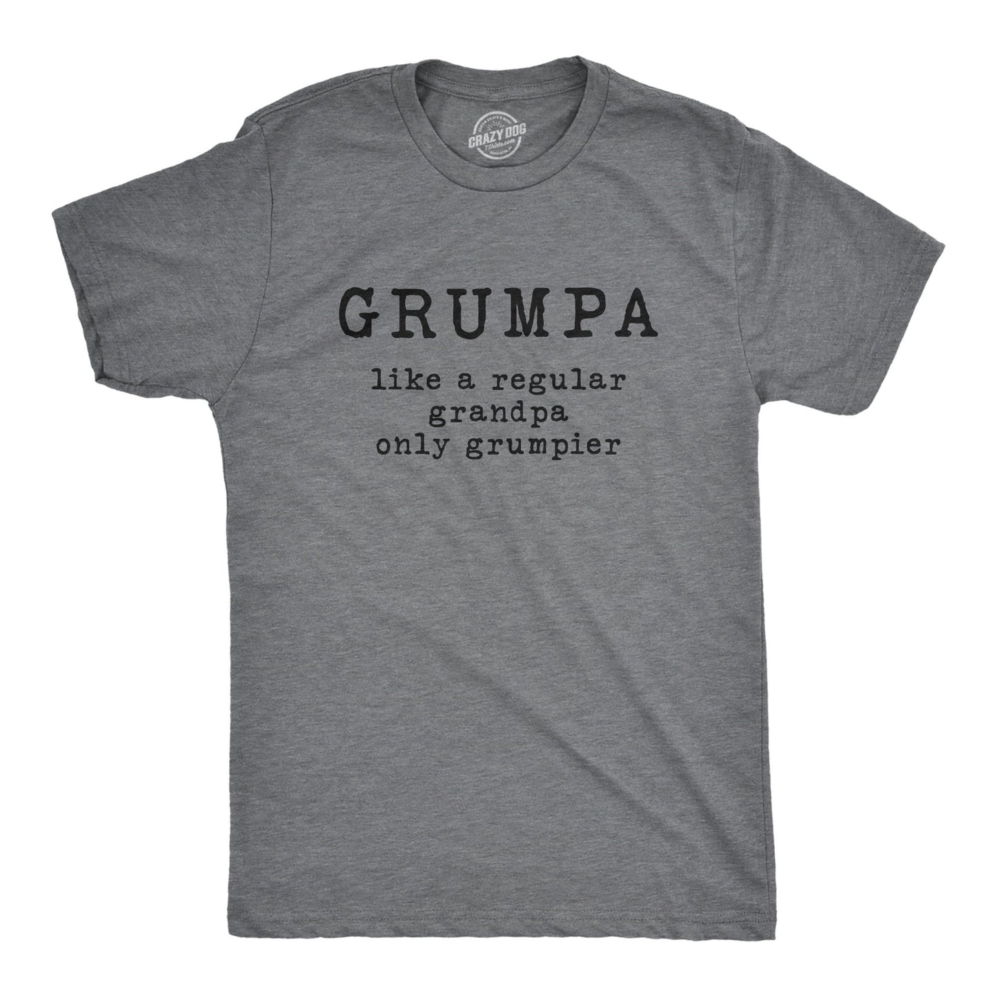 Grumpa Like Grandpa Only Grumpier Grandad Tee Gift For Grandpa Funny Shirts For GrandpaGrandpa BirthdayFather39s Day Papa Gifts Graphic Tee – Aesthetic Look · Great Gift For Fans