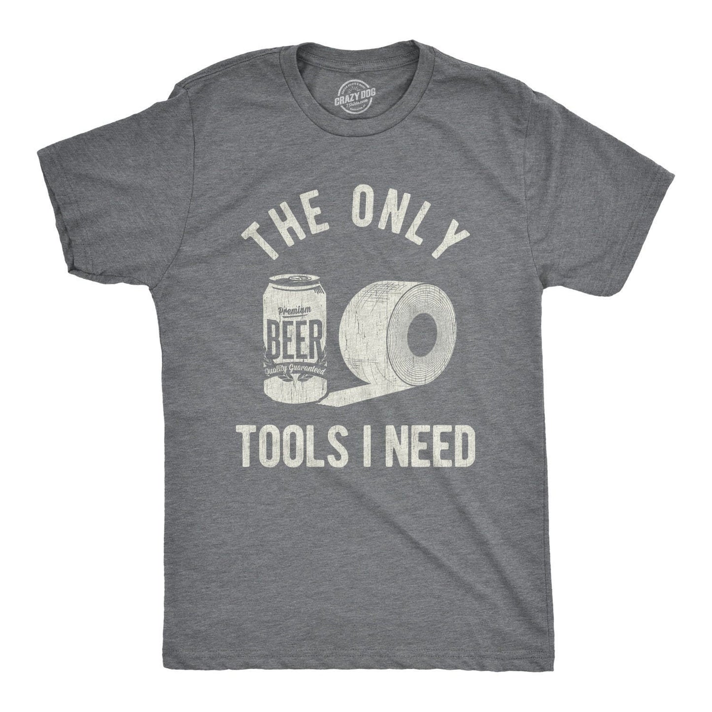 Only Tools I Need Shirt Beer And Toilet PaperFunny Dad ShirtFathers Day ShirtDad Shirts Beer Drinking Shirts Beer Shirts Dad Drinking Graphic Tee – Easygoing Wear · High-Quality Print