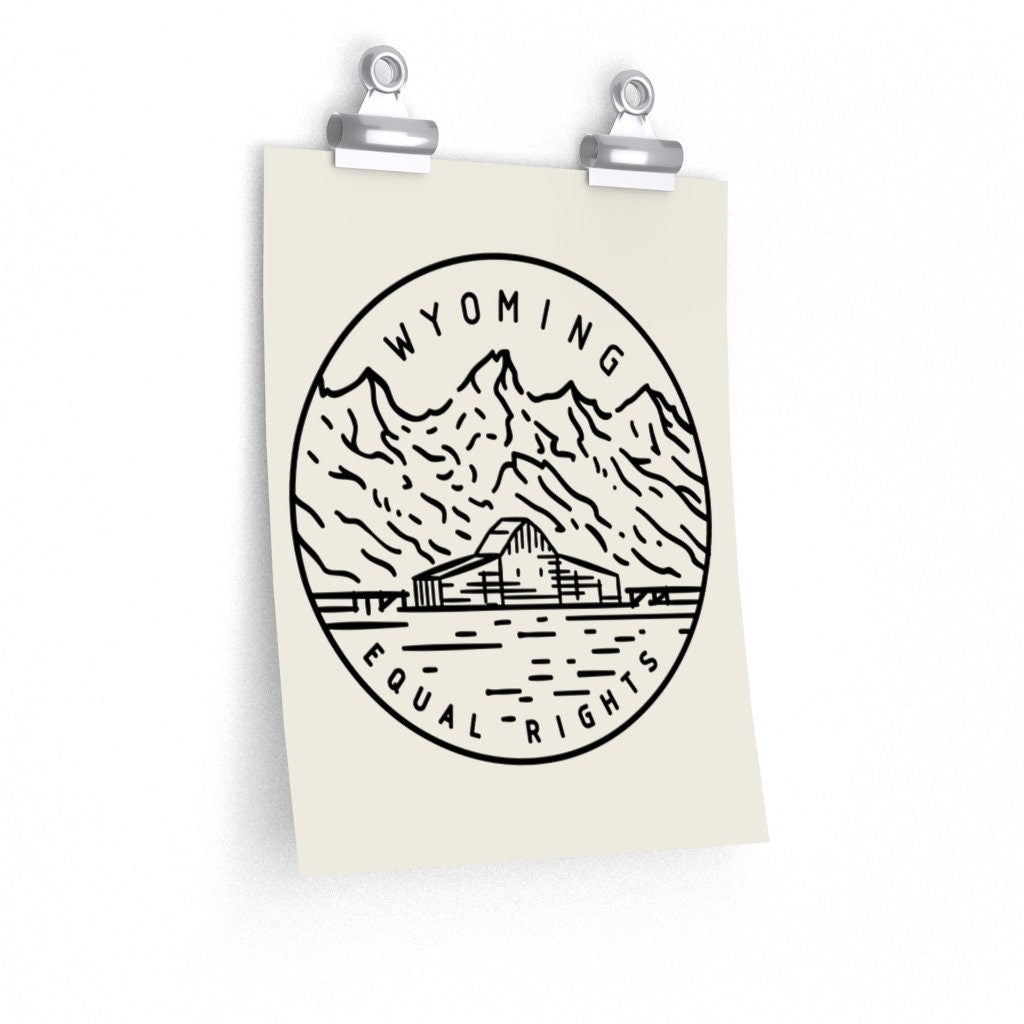 Wyoming Poster State Design Wyoming Print Picture Hand Drawn Art Personalization Available Graphic Tee – Aesthetic Look · Top Pick For Any Outfit