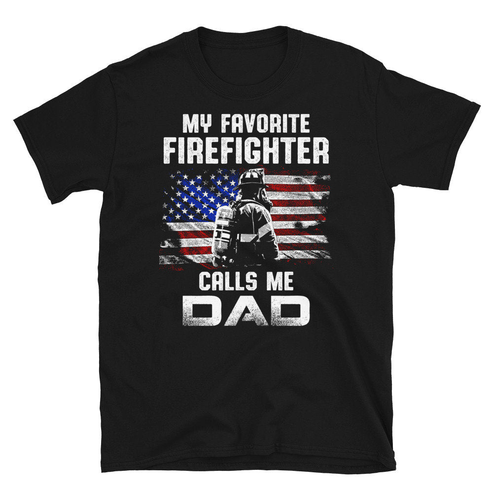 Dad Firefighter US Flag T Shirt Graphic Tee – Fan Favorite · Trending Graphic Apparel
