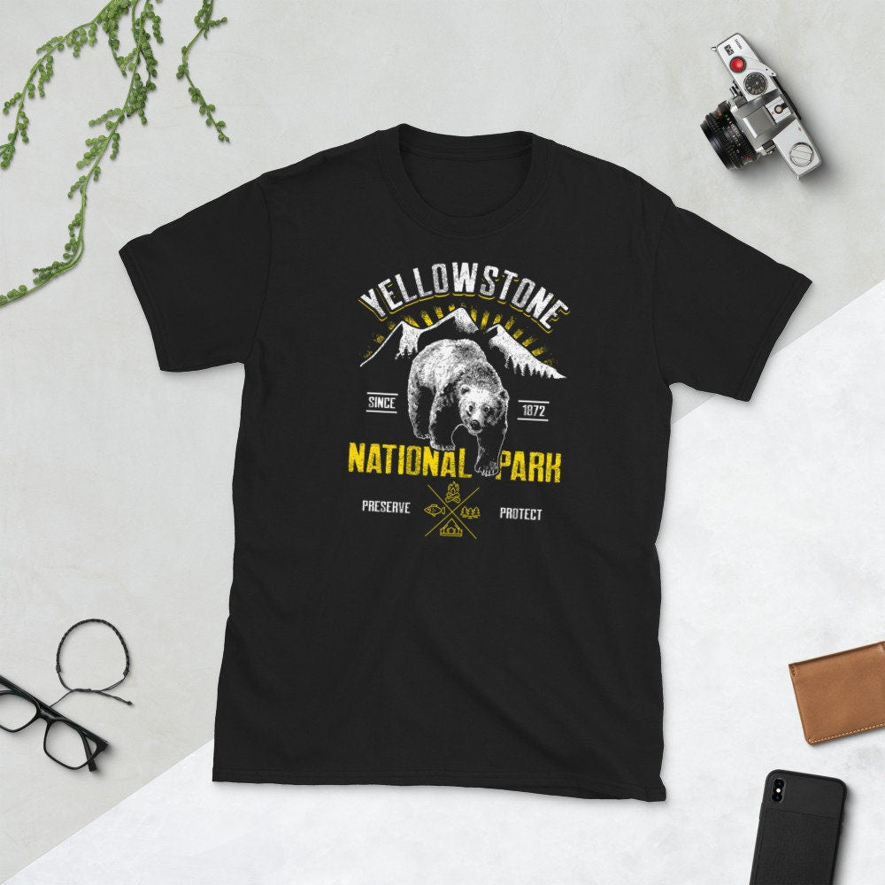 National Park Yellowstone T Shirt Graphic Tee – Feel-Good Design · Top Pick For Any Outfit