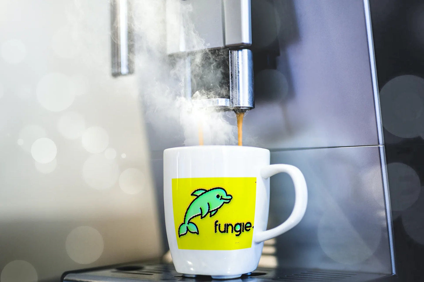 Fungie the Dolphin Mug Yellow Graphic Tee – Fan Favorite · Great Gift For Fans