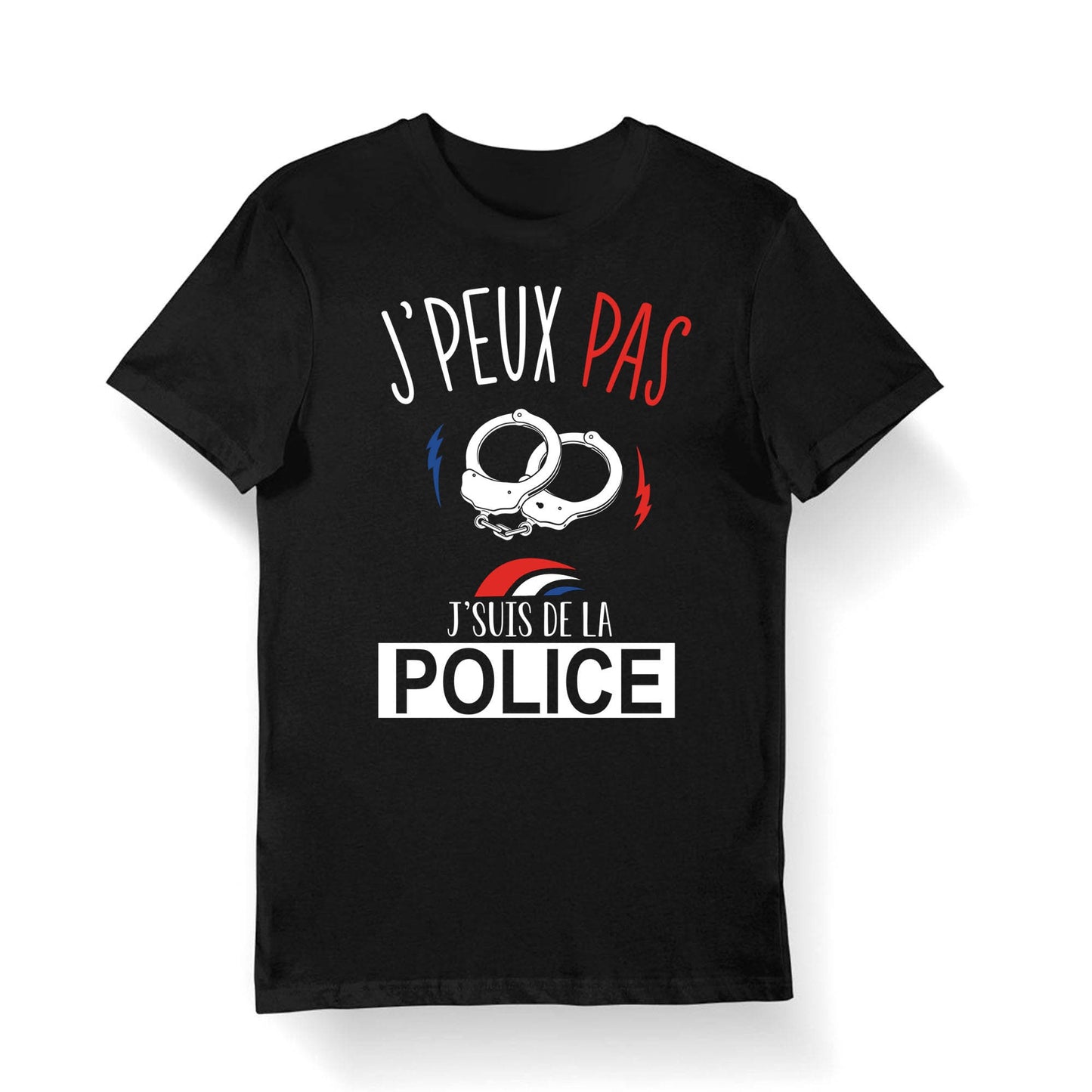 Police J39peux pas j39suis de la Police T shirt Bio Homme Femme Enfant et Body Bb Humour Fun Drle Collection Pour Policier Graphic Tee – Fan Favorite · Perfect For Daily Wear