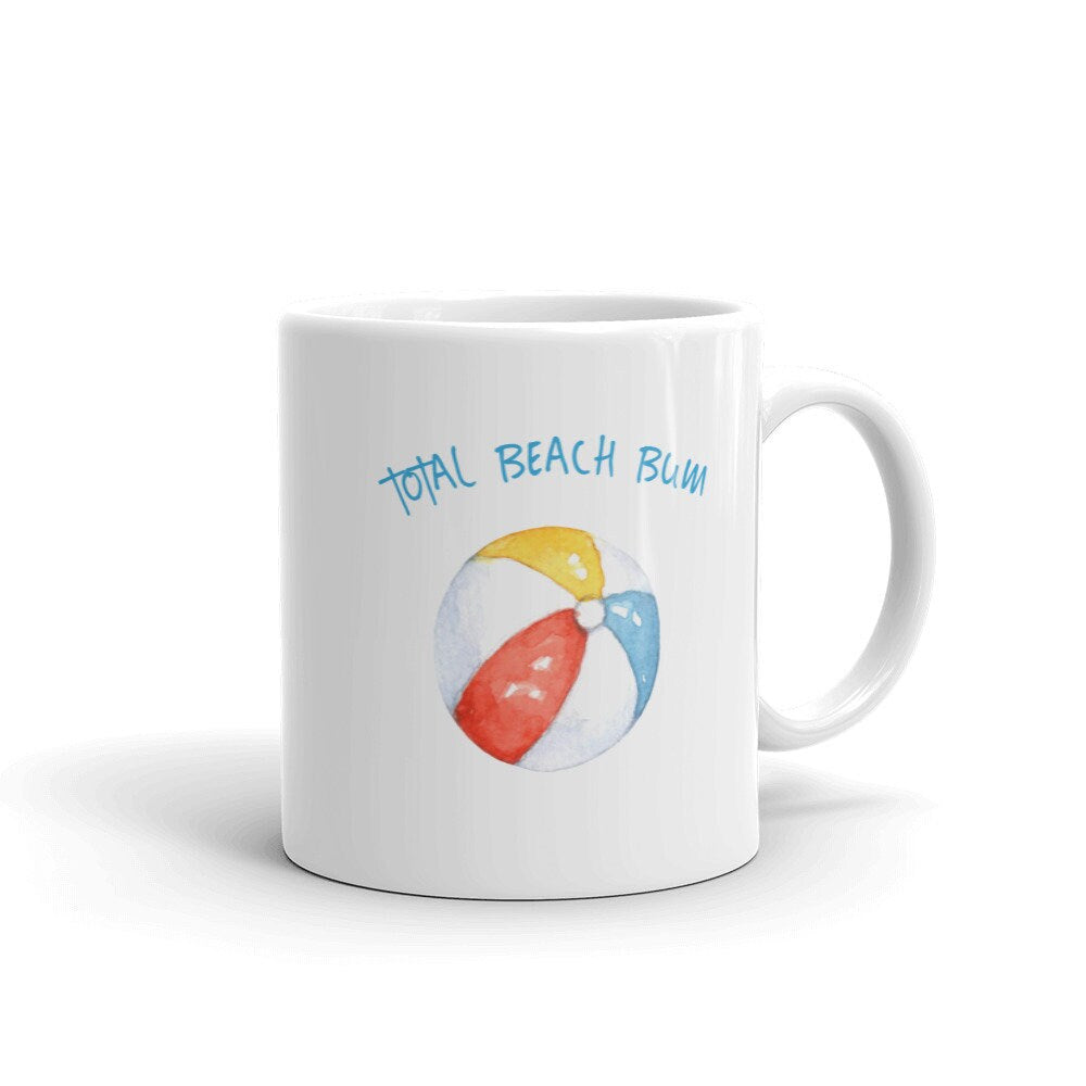 Total Beach Bum Glossy Coffee Mug Graphic Tee – Fan Favorite · Must-Have Style