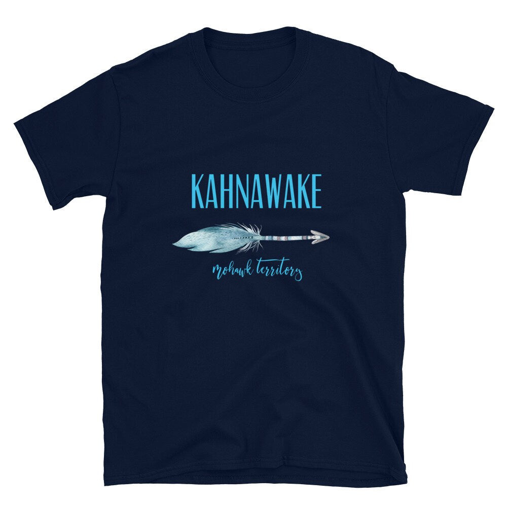 Kahnawake Mohawk Territory Short Sleeve Unisex T Shirt Graphic Tee – Soft Feel · Perfect For Daily Wear