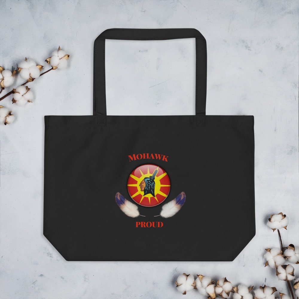 Mohawk Proud Large organic tote bag Tote Bag – Soft Feel · Must-Have Style