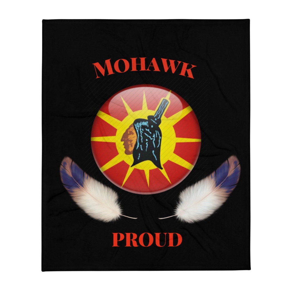 Mohawk Proud Throw Blanket Graphic Tee – Aesthetic Look · Trending Graphic Apparel
