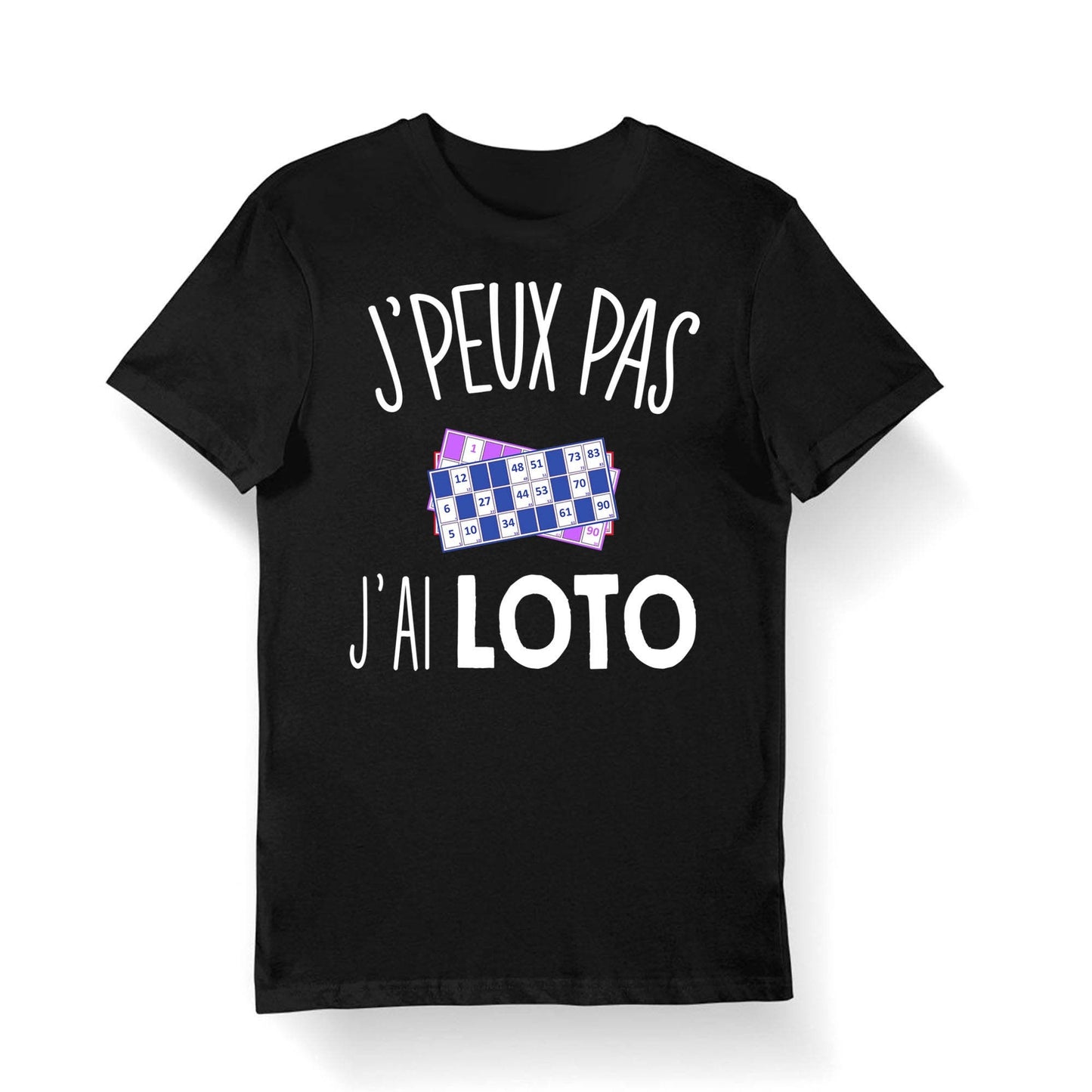 LOTO J39peux pas T shirt Bio Homme Femme Enfant et Body Bb Fun Drle Pour les joueurs et joueuses de Loto Graphic Tee – Everyday Comfort · Perfect For Daily Wear