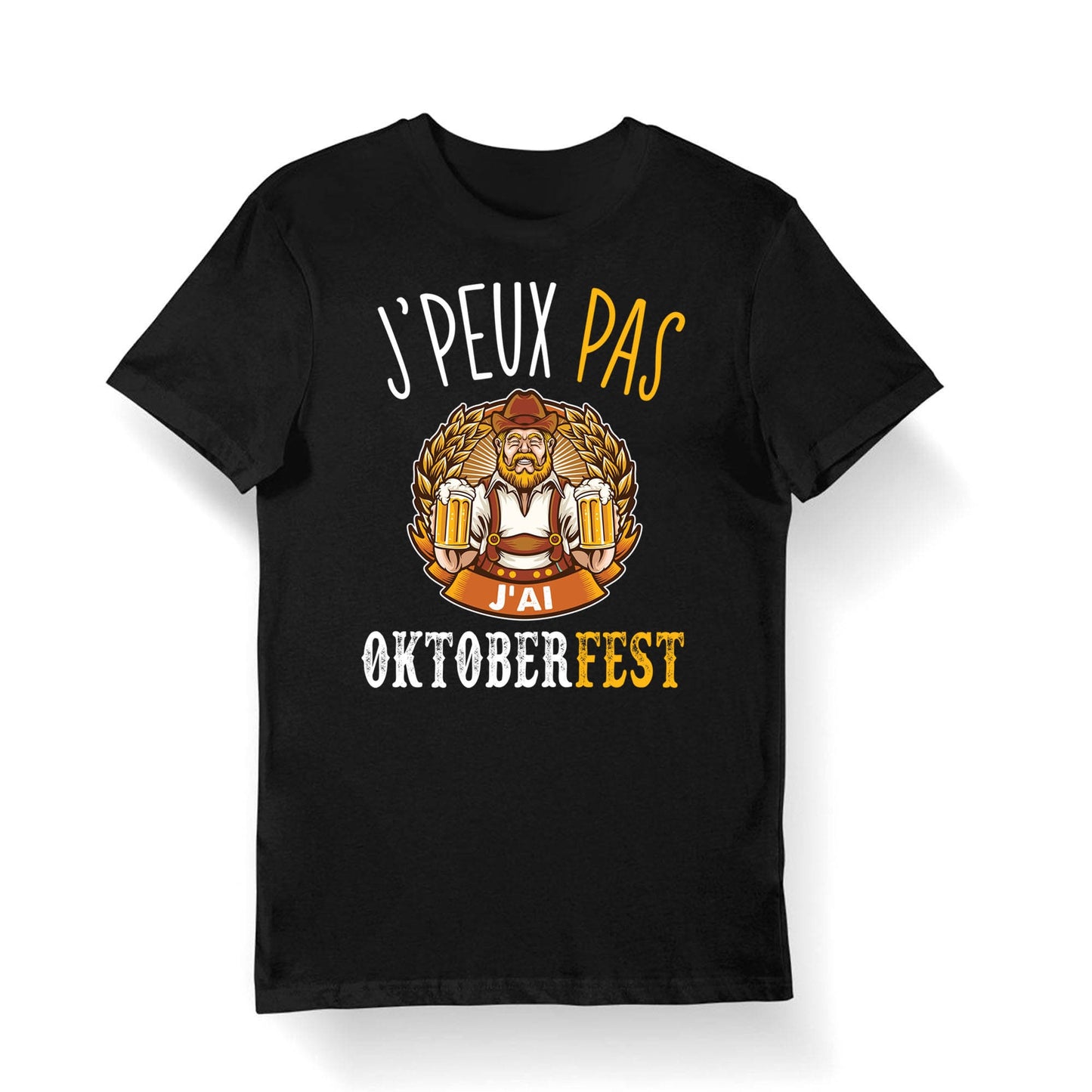 Oktoberfest J39peux pas j39ai Oktoberfest T shirt Bio Homme Femme Enfant et Body Bb Humour Fun Drle Collection Pour Oktoberfest Graphic Tee – Easygoing Wear · High-Quality Print