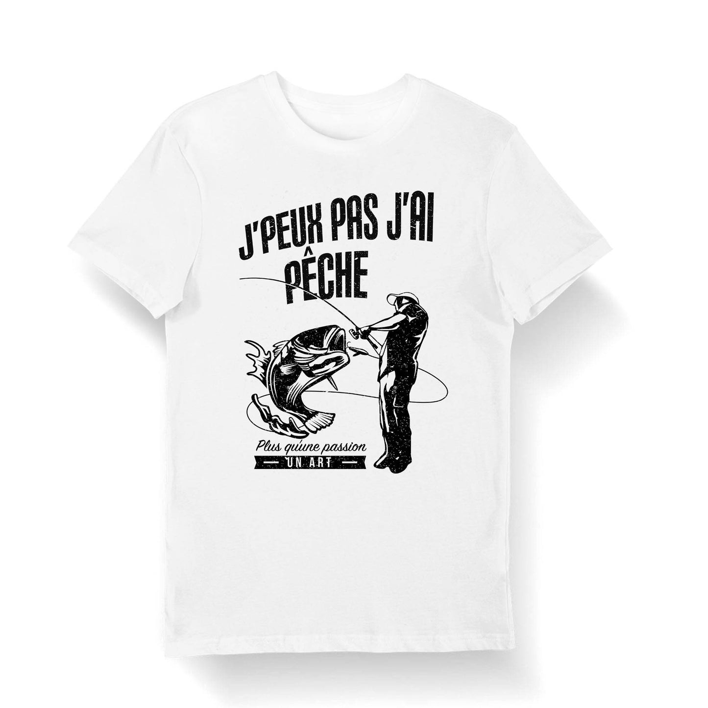 Pche J39peux pas j39ai Pche T shirt Bio Homme Femme Enfant et Body Bb Humour Fun Drle Collection Pour Pcheur Graphic Tee – Soft Feel · High-Quality Print