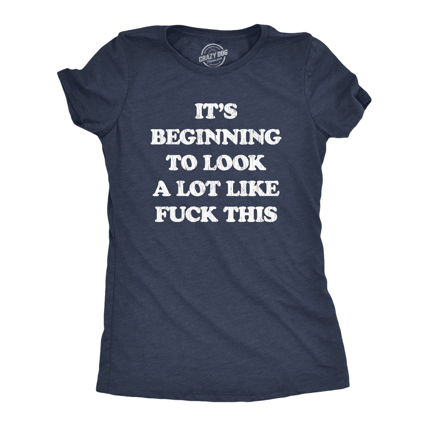 Beginning To Look A Lot Like Fuck This Christmas Party Shirt Women Whisky Glass Xmas Shirt Shirt Xmas Rude Christmas Tee Offensive Xmas Graphic Tee – Premium Graphic · Perfect For Daily Wear