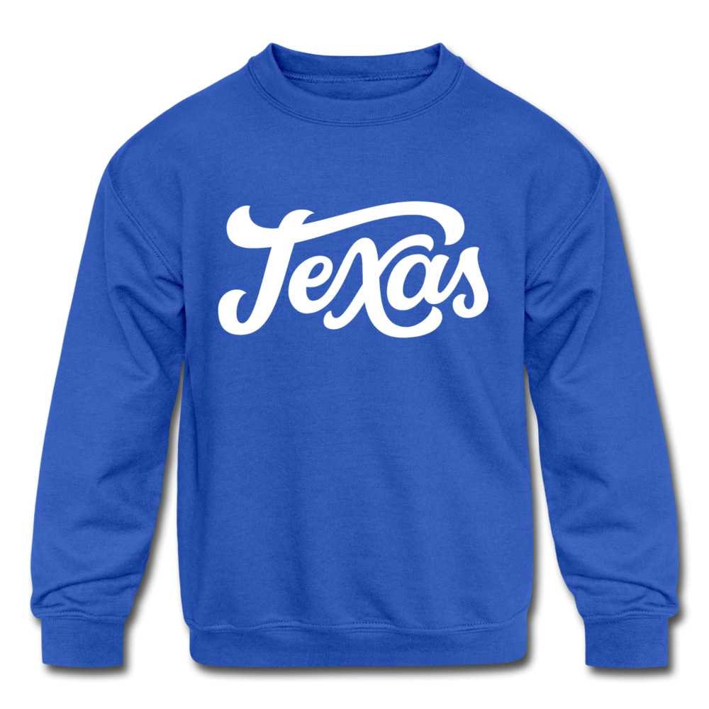 Texas Youth Sweatshirt Hand Lettered Youth Texas Sweatshirt Personalization Available Sweatshirt – Warm & Stylish · Top Pick For Any Outfit