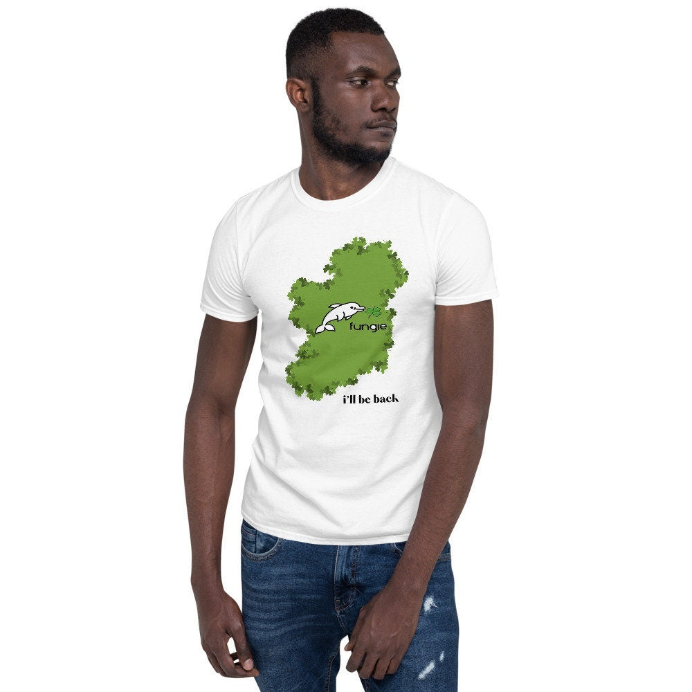 Fungie the Dolphin Map of Ireland Short Sleeve Unisex T Shirt Graphic Tee – Bold Style · Top Pick For Any Outfit