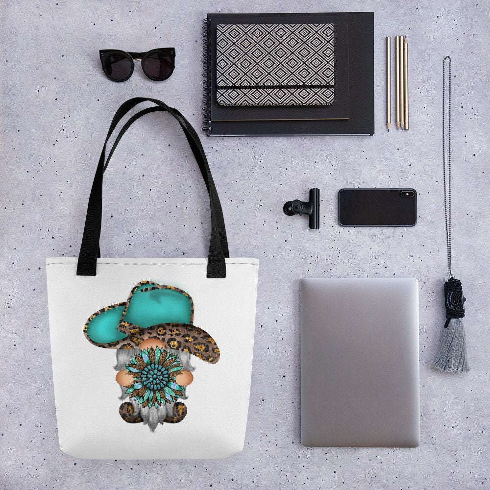 Adorable Southwestern Cowboy Gnome Tote bag Tote Bag – Fan Favorite · Trending Graphic Apparel