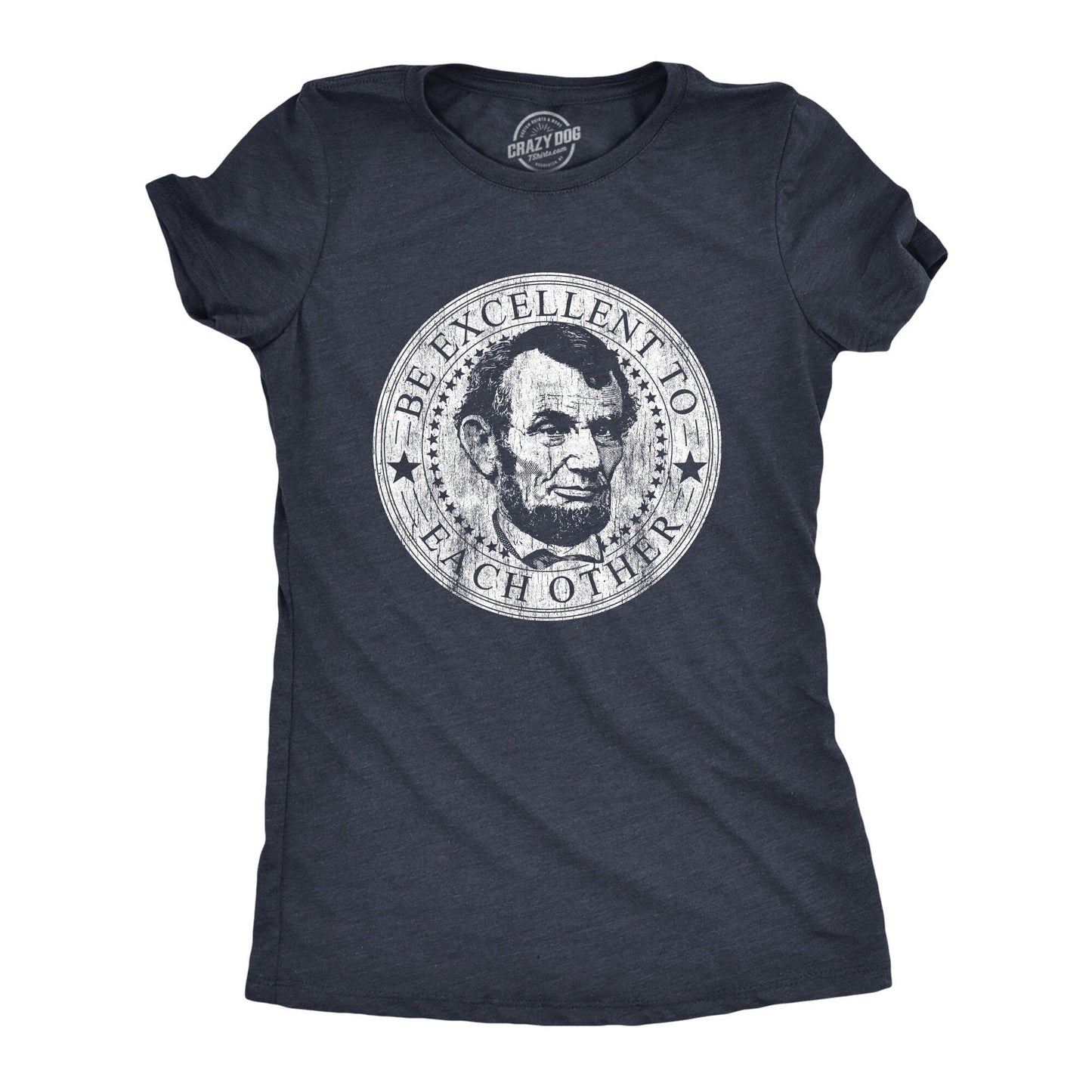 Abraham Lincoln Shirts Abe Lincoln T Shirt Women Funny 4th Of July Shirt Party Shirts Women Be Excellent To Each Other President Shirts Graphic Tee – Aesthetic Look · Top Pick For Any Outfit