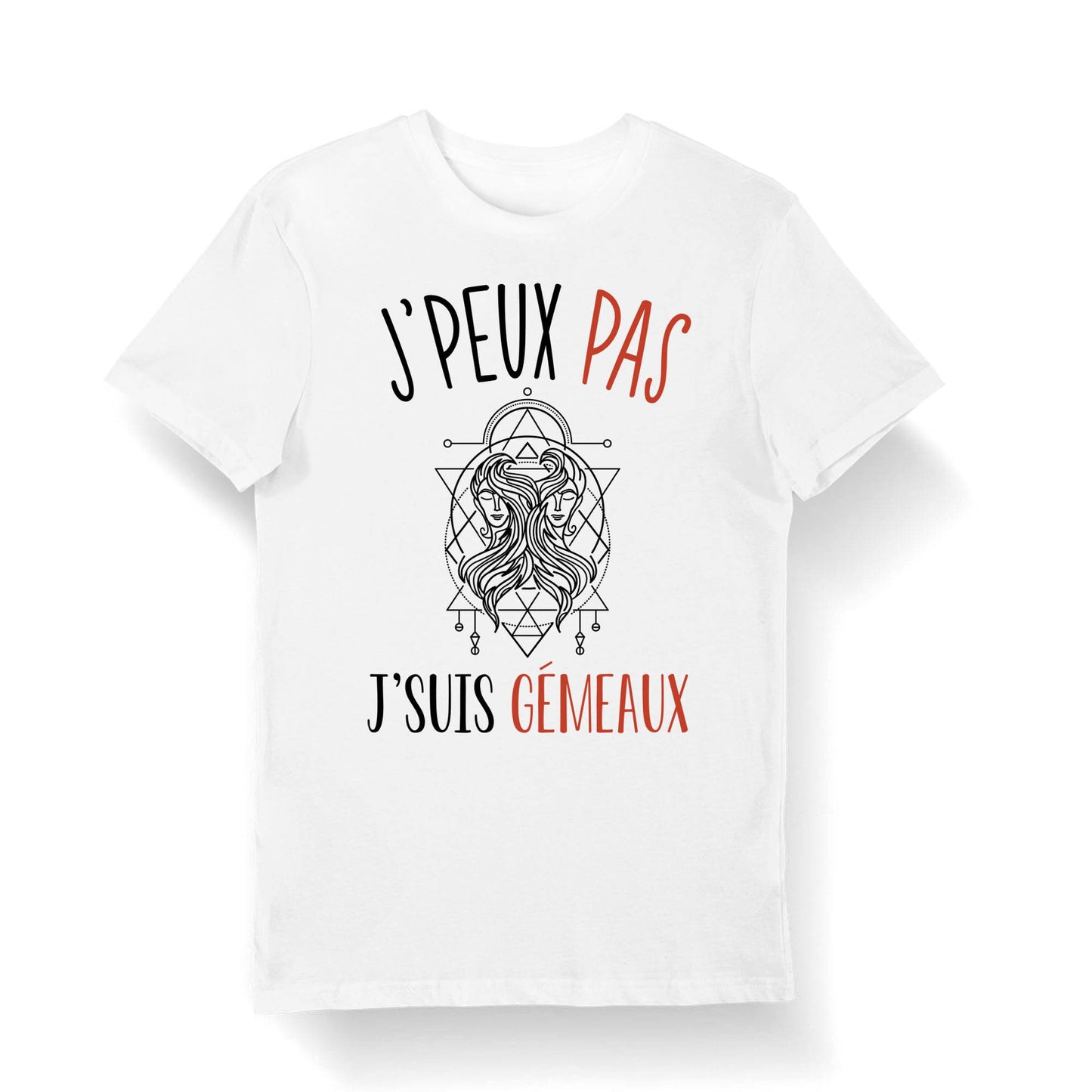 Gmeaux J39peux pas j39suis Gmeaux T shirt Bio Femme Homme Enfant et Body Bb Fun Drle Collection Horoscope et Signe Astrologie Graphic Tee – Feel-Good Design · High-Quality Print