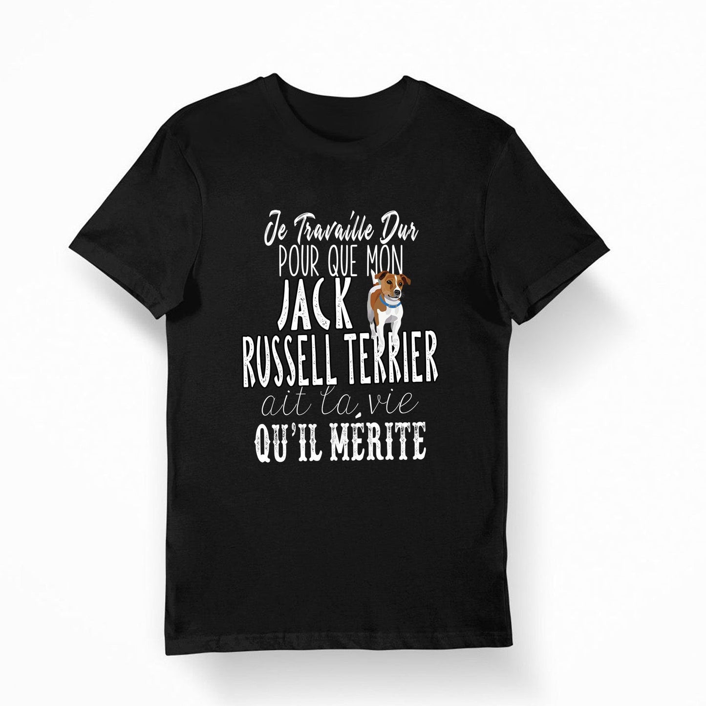 Jack Russell Terrier Je travaille dur T shirt Bio Homme Femme Enfant et Body Bb Fun Drle Collection Chien et Animaux Graphic Tee – Premium Graphic · Perfect For Daily Wear