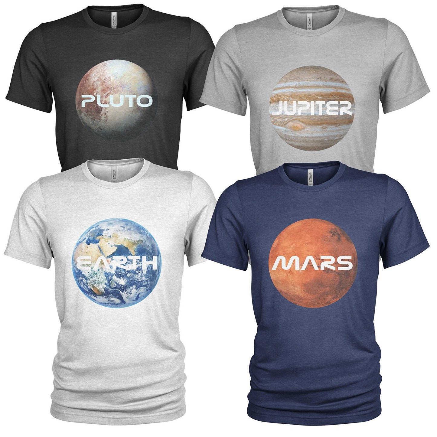 The Planets T Shirt Set for MenWomen and Kids Graphic Tee – Warm & Stylish · High-Quality Print
