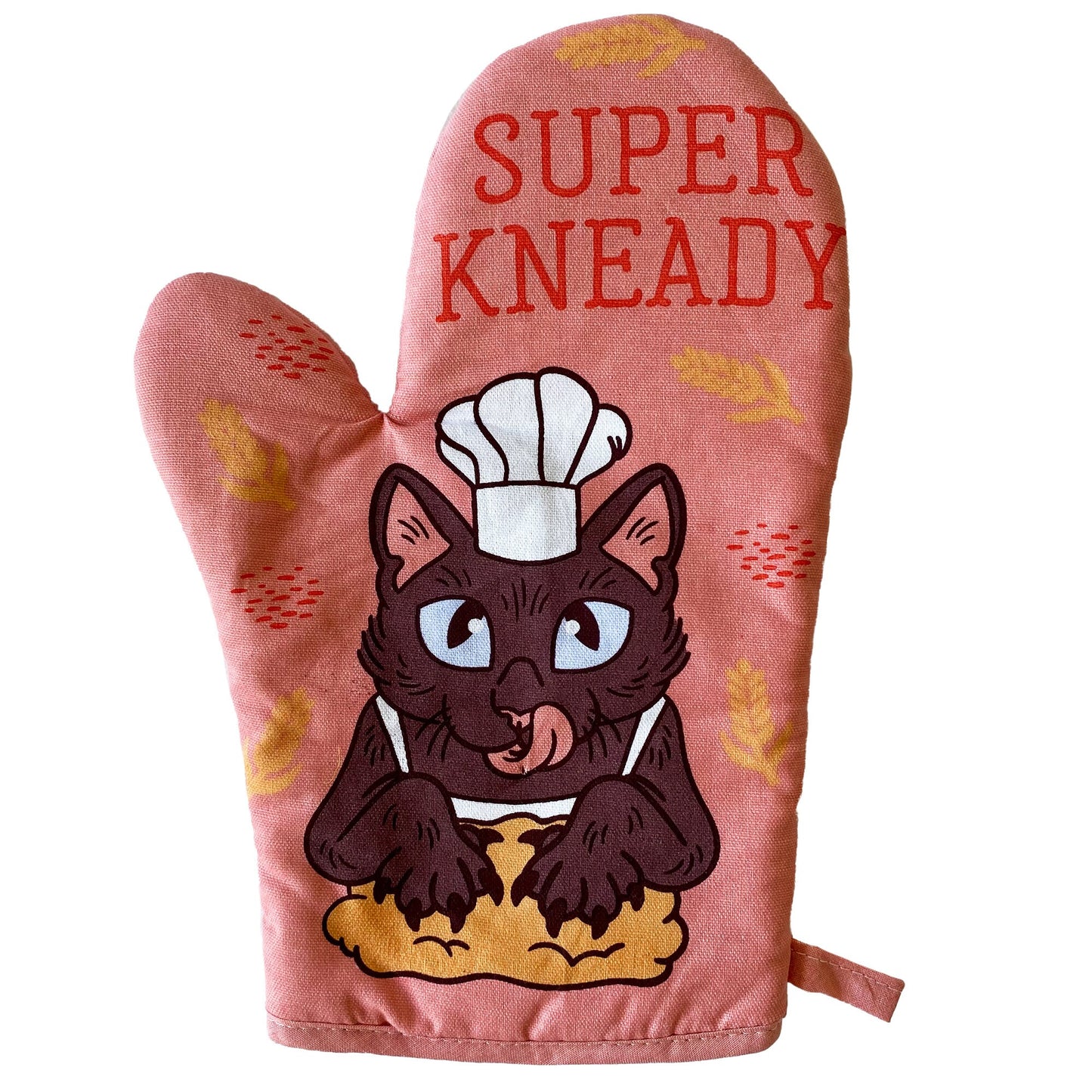 Super Kneady Oven Mitt Housewarming Gift Pot Holder Christmas Gift Hostess Gift Funny Oven Mitts Baking Oven Mitts Cats Graphic Tee – Everyday Comfort · High-Quality Print