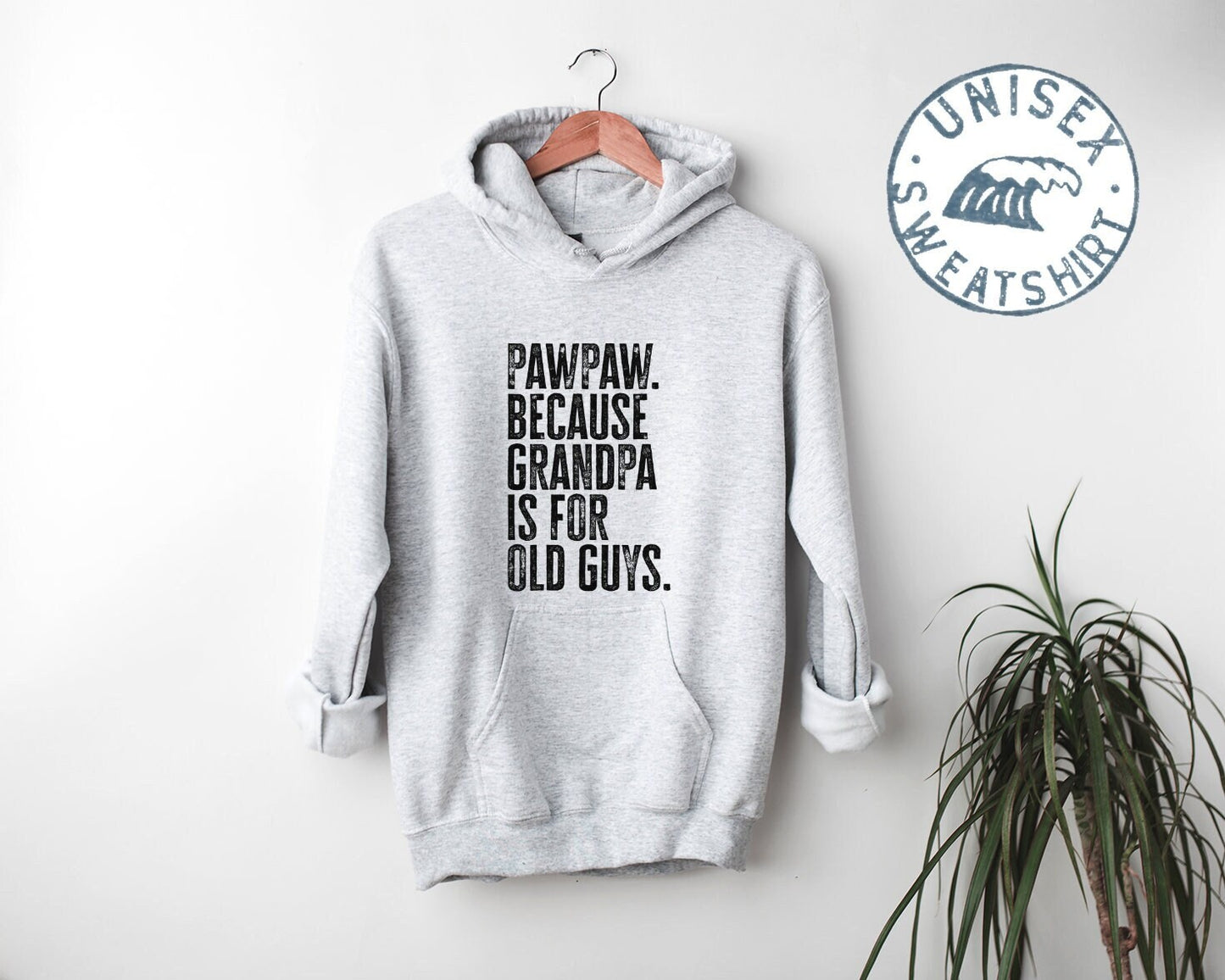 PawPaw Paw Paw New Grandpa Fathers Day Grandfather Hoodie Funny Hooded Sweatshirt Birthday Gifts for Men and Women Hoodie – Easygoing Wear · High-Quality Print