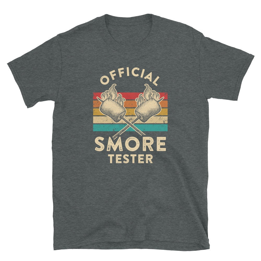 Smore Tester Marshmallow Camping Unisex T Shirt Graphic Tee – Soft Feel · Perfect For Daily Wear