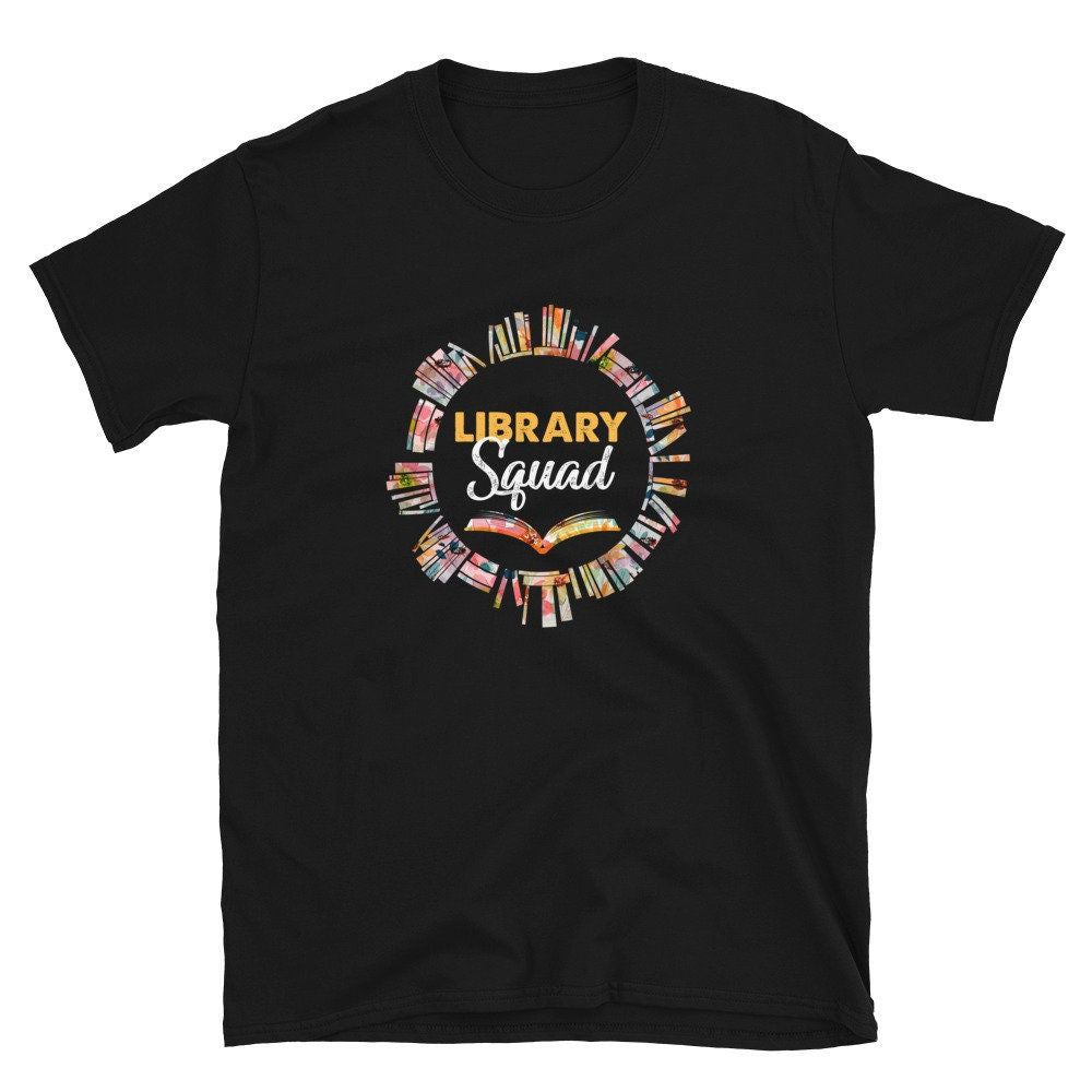 Library Squad Book Worm Unisex T Shirt Graphic Tee – Fan Favorite · Perfect For Daily Wear