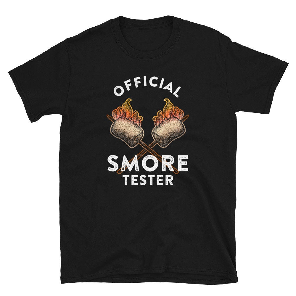 Campfire Smores Official Smore Tester Unisex T Shirt Graphic Tee – Feel-Good Design · Great Gift For Fans