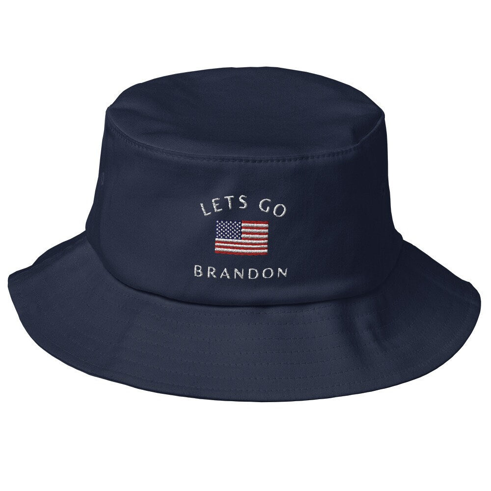 Lets Go Brandon Old School Bucket Hat Graphic Tee – Aesthetic Look · Must-Have Style