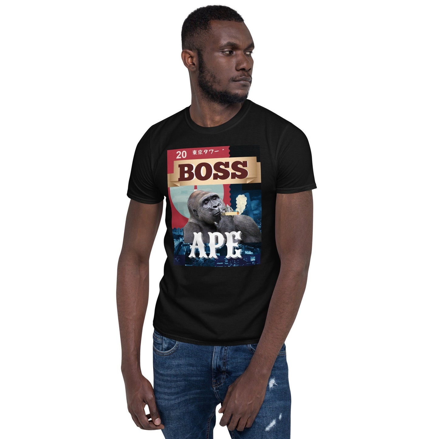 Boss Ape Short Sleeve Unisex T Shirt Graphic Tee – Cozy Vibes · Top Pick For Any Outfit