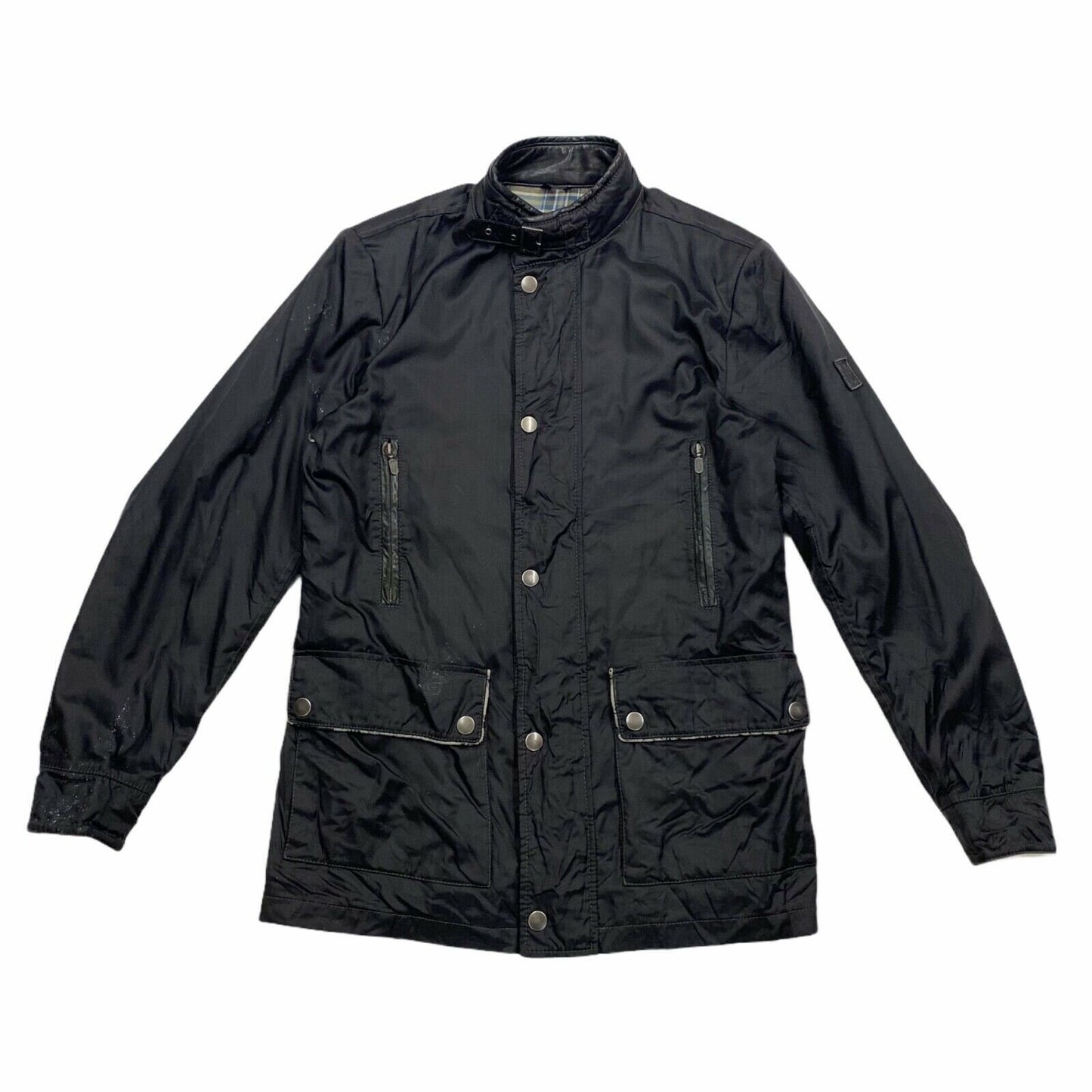 Belstaff Nylon Utility Coat Vintage High End Designer Jacket Medium Black VTG Graphic Tee – Premium Graphic · Perfect For Daily Wear