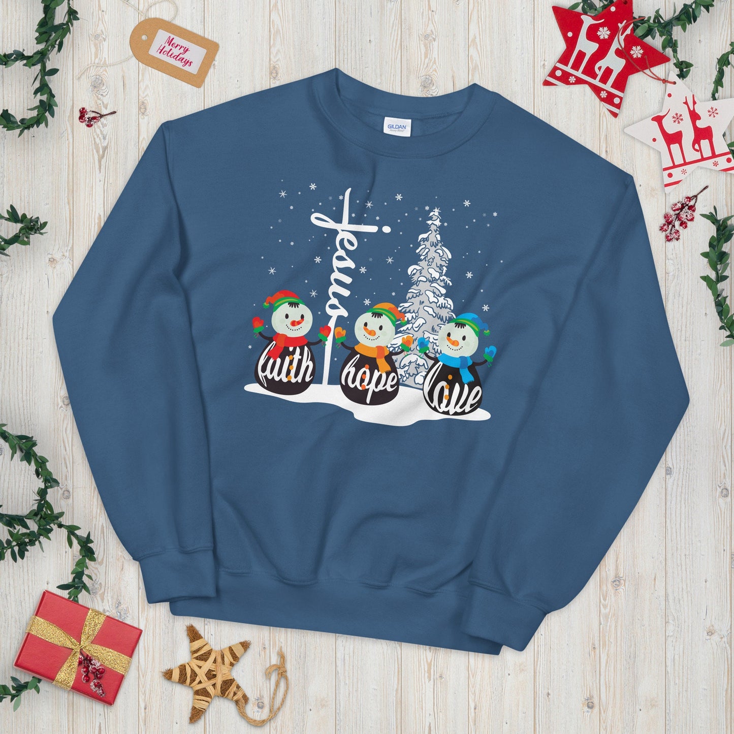 Jesus is the Reason for the Season Xmas Unisex Sweatshirt Sweatshirt – Cozy Vibes · Top Pick For Any Outfit