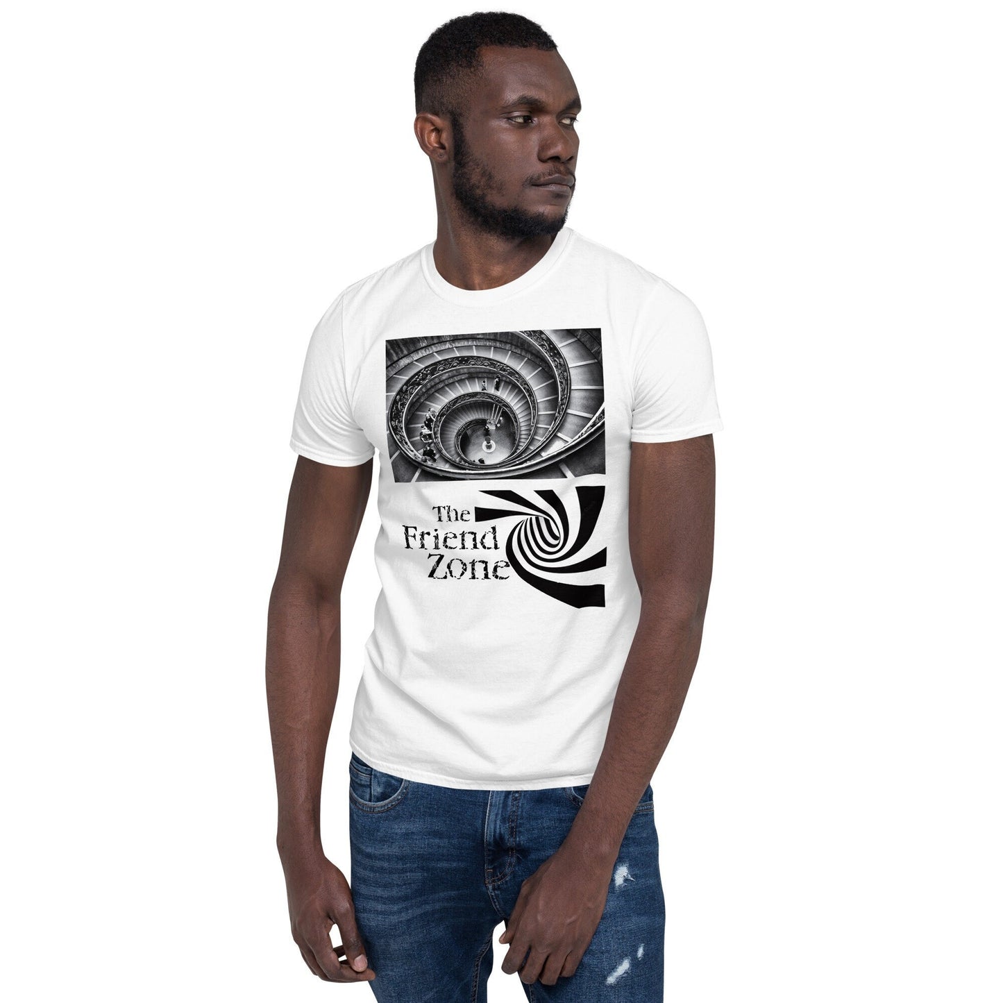 The Friend Zone Short Sleeve Unisex T Shirt Graphic Tee – Warm & Stylish · High-Quality Print