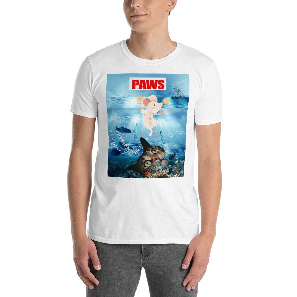 Cat Paws Jaws Funny T Shirt Pet Lover Best Gift Funshirt Funny Kitten KittyShort Sleeve Unisex T Shirt Graphic Tee – Warm & Stylish · Perfect For Daily Wear
