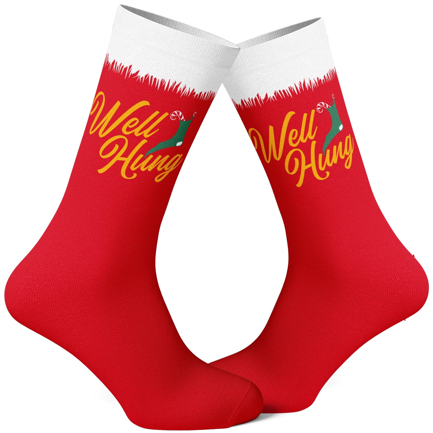 Christmas Socks Adult Christmas Humor Socks Men39s Socks Well Hung Funny Socks Festive Socks Christmas Gift Stocking Socks Graphic Tee – Fan Favorite · Trending Graphic Apparel