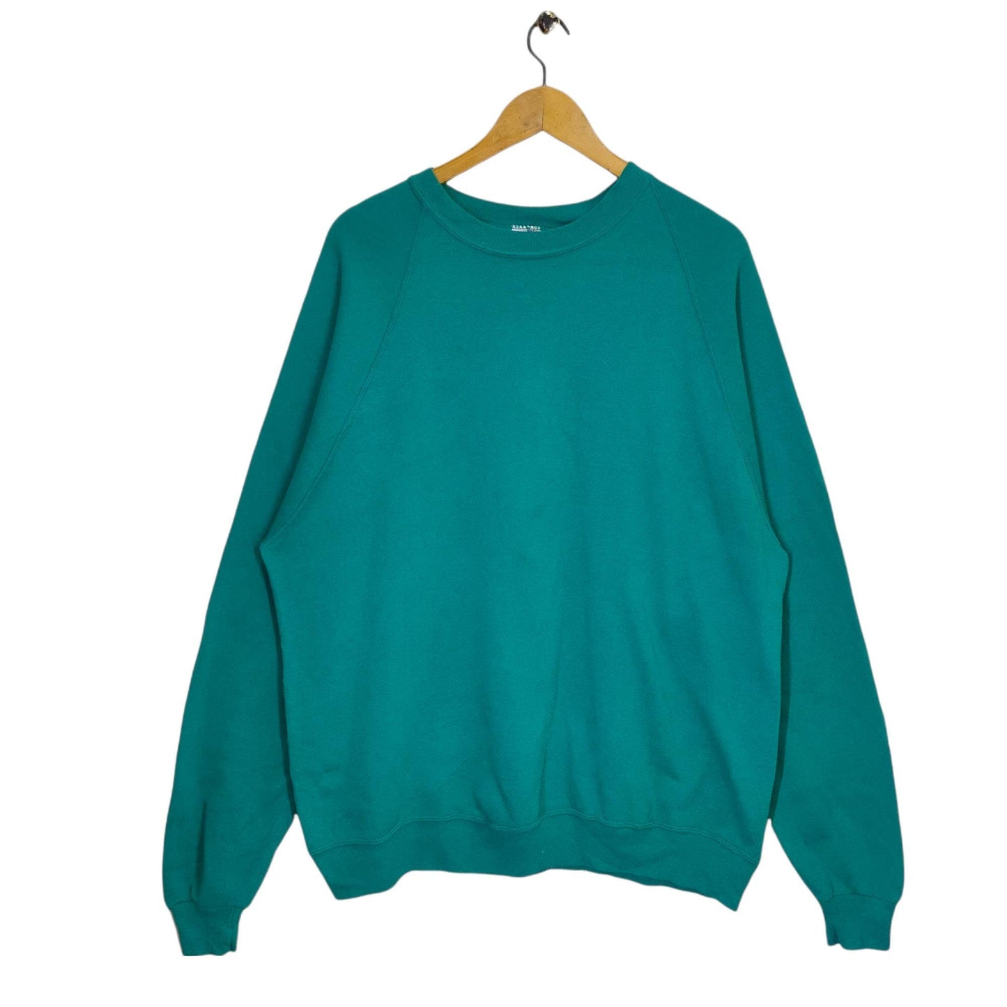 Vtg 80s Jerzees Blank Raglan Sweatshirt Oversized Vintage Jerzees Plain Sweater Jumper Pullover Crewneck Made in USA Green Size 2XL Sweatshirt – Warm & Stylish · Trending Graphic Apparel