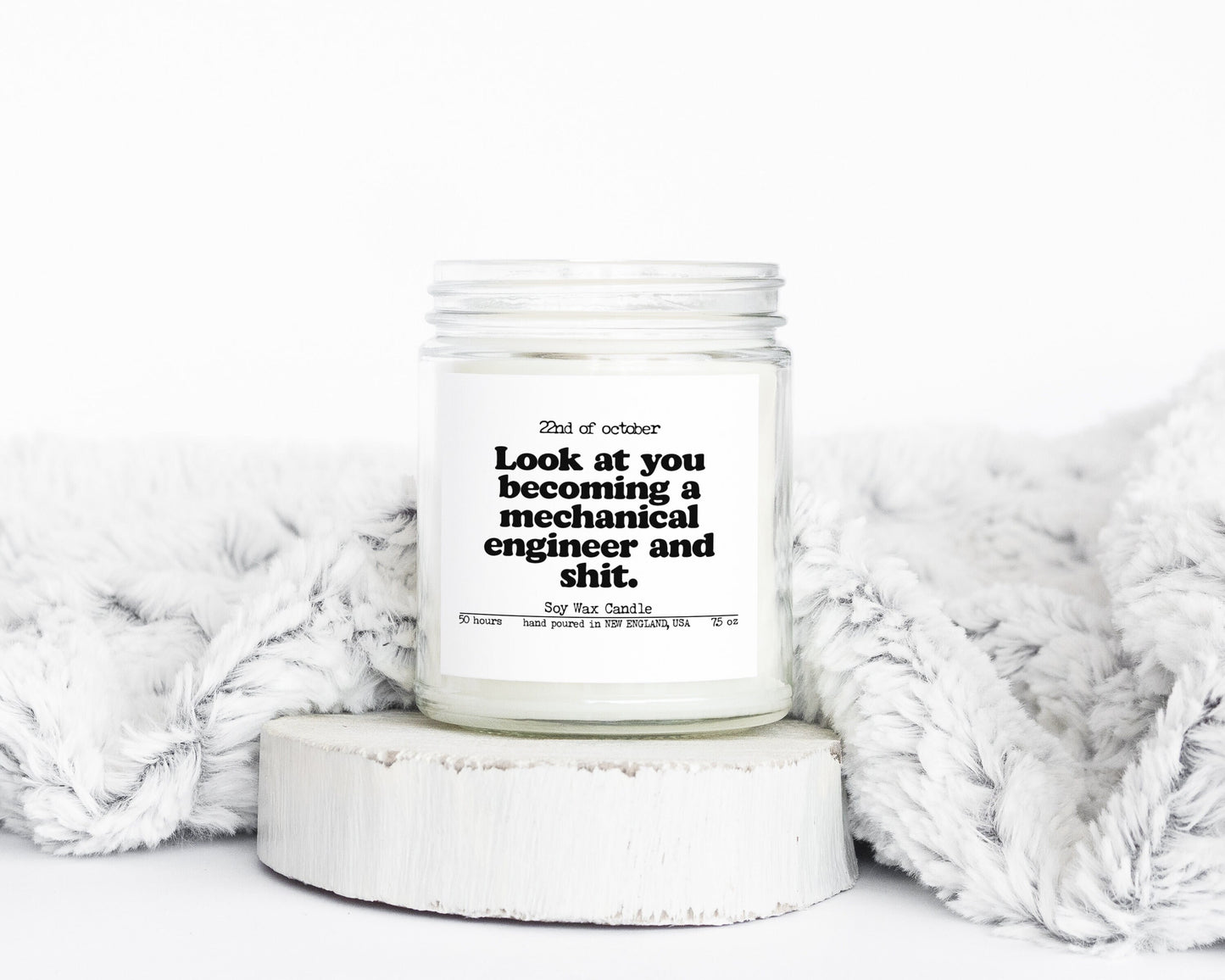 Mechanical Engineer Engineering Graduation Gifts Funny Candle Housewarming Soy Wax Scented Decor Graphic Tee – Everyday Comfort · High-Quality Print