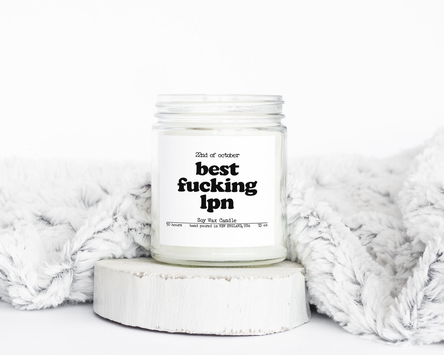 LPN School Graduation Grad Gifts Funny Candle Housewarming Soy Wax Scented Decor Graphic Tee – Bold Style · Perfect For Daily Wear