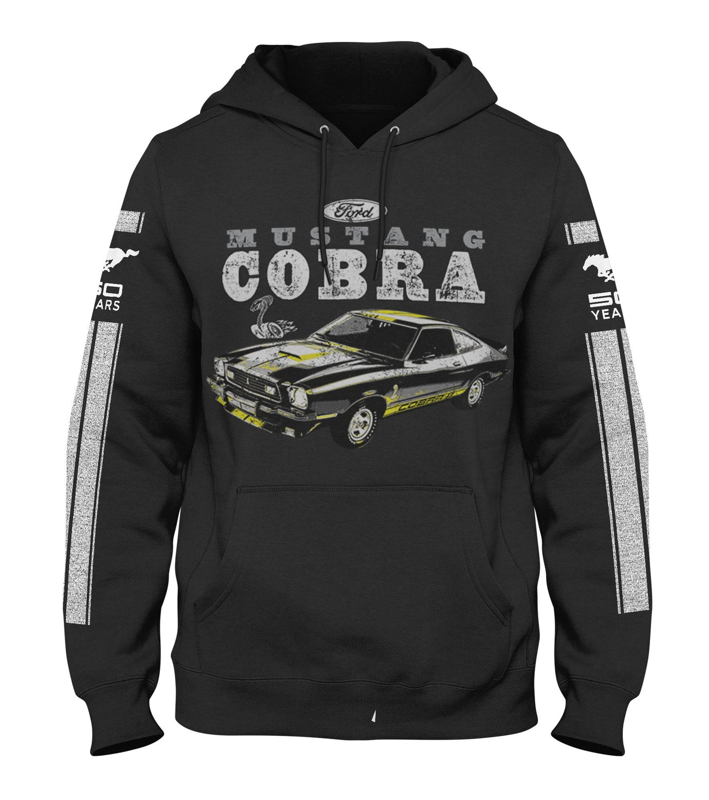 Ford Mustang Cobra Men39s Hoodie 3940 Hoodie – Bold Style · Great Gift For Fans