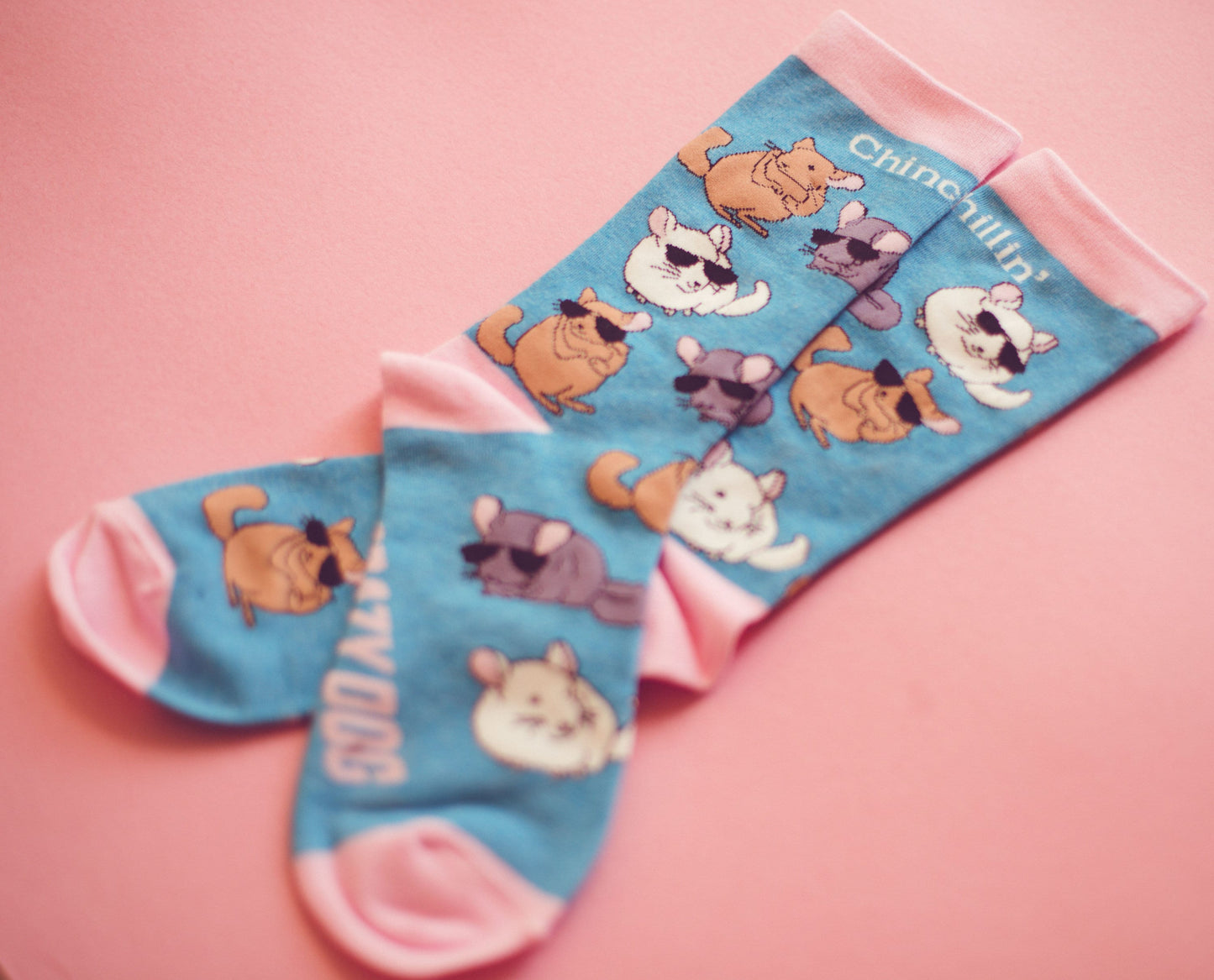 Chin Chillin39 Chinchilla Socks Youth Socks Wood Creatures Gifts Womens Novelty Socks Funny Socks Women Kids Socks Compression Socks Graphic Tee – Premium Graphic · High-Quality Print