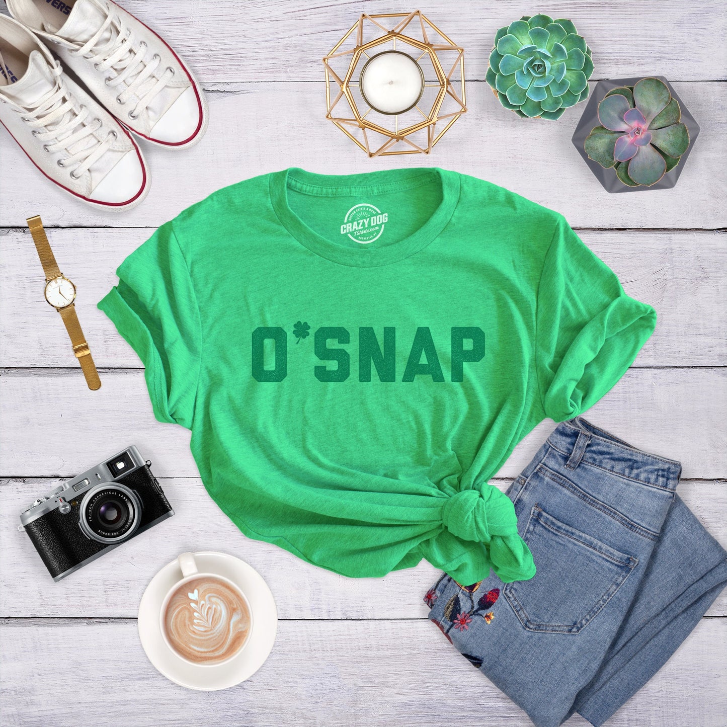 O Snap St Patrick Day Shirt Luck Of The Irish Green Clover Shirt Woman Shamrock Shirts Woman Funny Shirts Women Lassie Shirts Oh Snap Graphic Tee – Fan Favorite · Must-Have Style