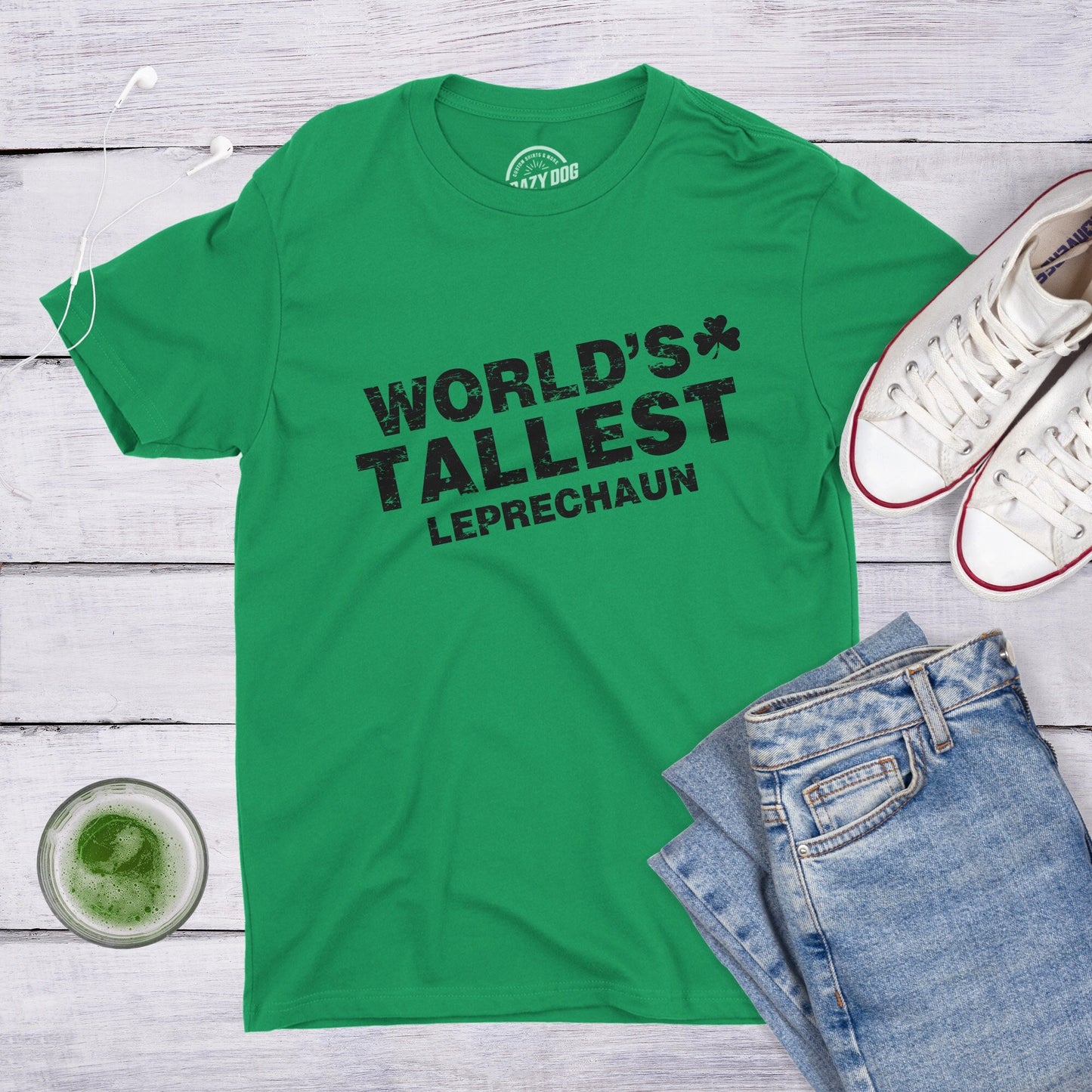 Funny St Patricks Day Shirt Mens Green Shamrock Shirt Worlds Tallest Leprechaun T Shirt Patricks Day Shirt Men Worlds Tallest Leprechaun Graphic Tee – Bold Style · Trending Graphic Apparel