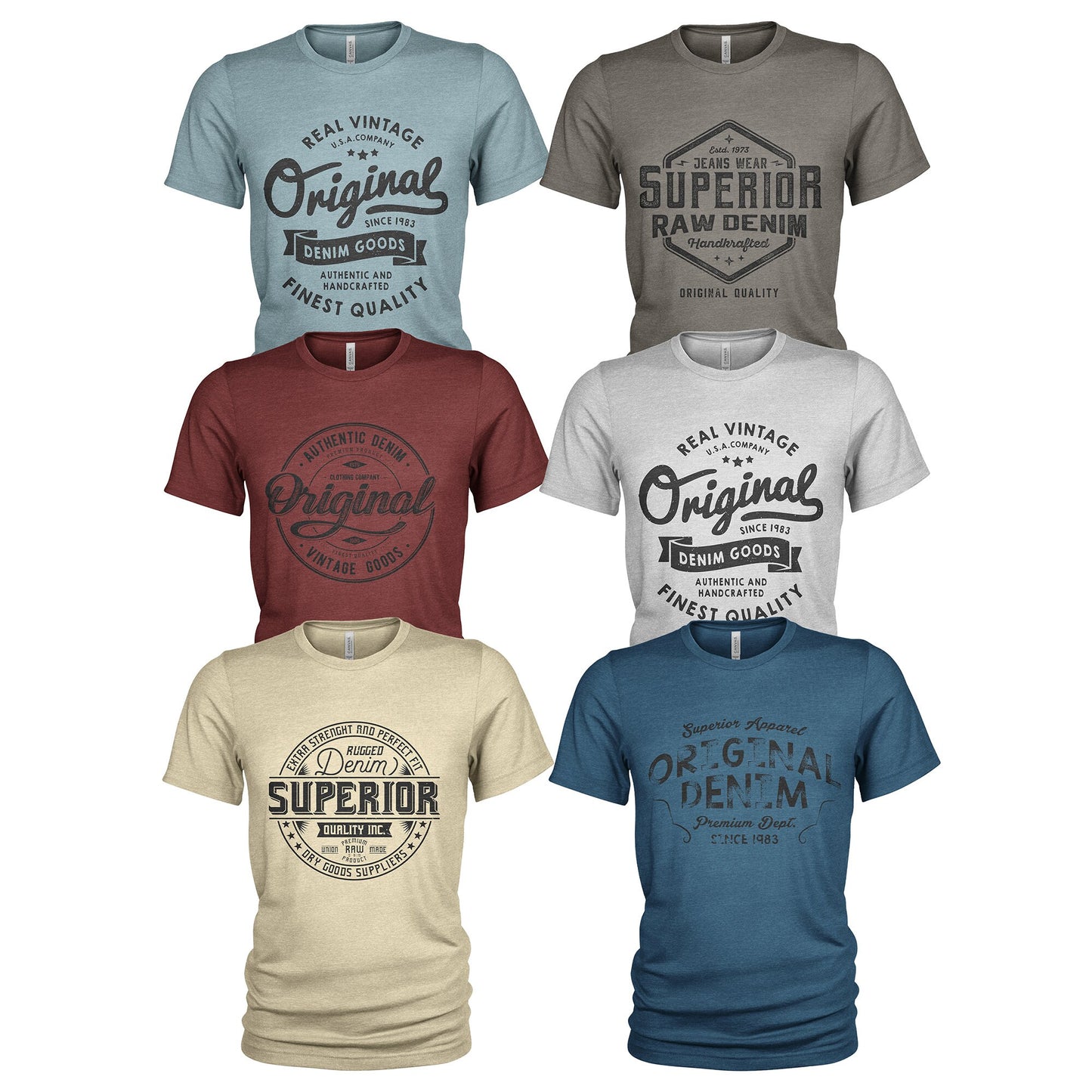 Urban Clothing Men39s Casual Jeanswear 6 Pack Crew Neck T Shirts Graphic Tee – Premium Graphic · Great Gift For Fans